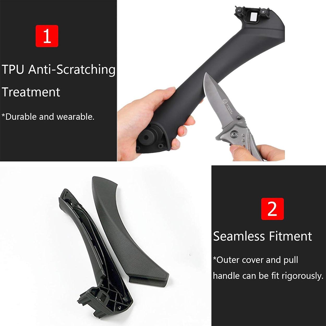 FOR BMW 3 Series E90/E91/E92/E93 2004-2011 Interior Door Handle Set – Left & Right Door Pull Handle Replacement for 318i. 320i. 323i. 325i. 328i. 330i. 335i-autoydsstore