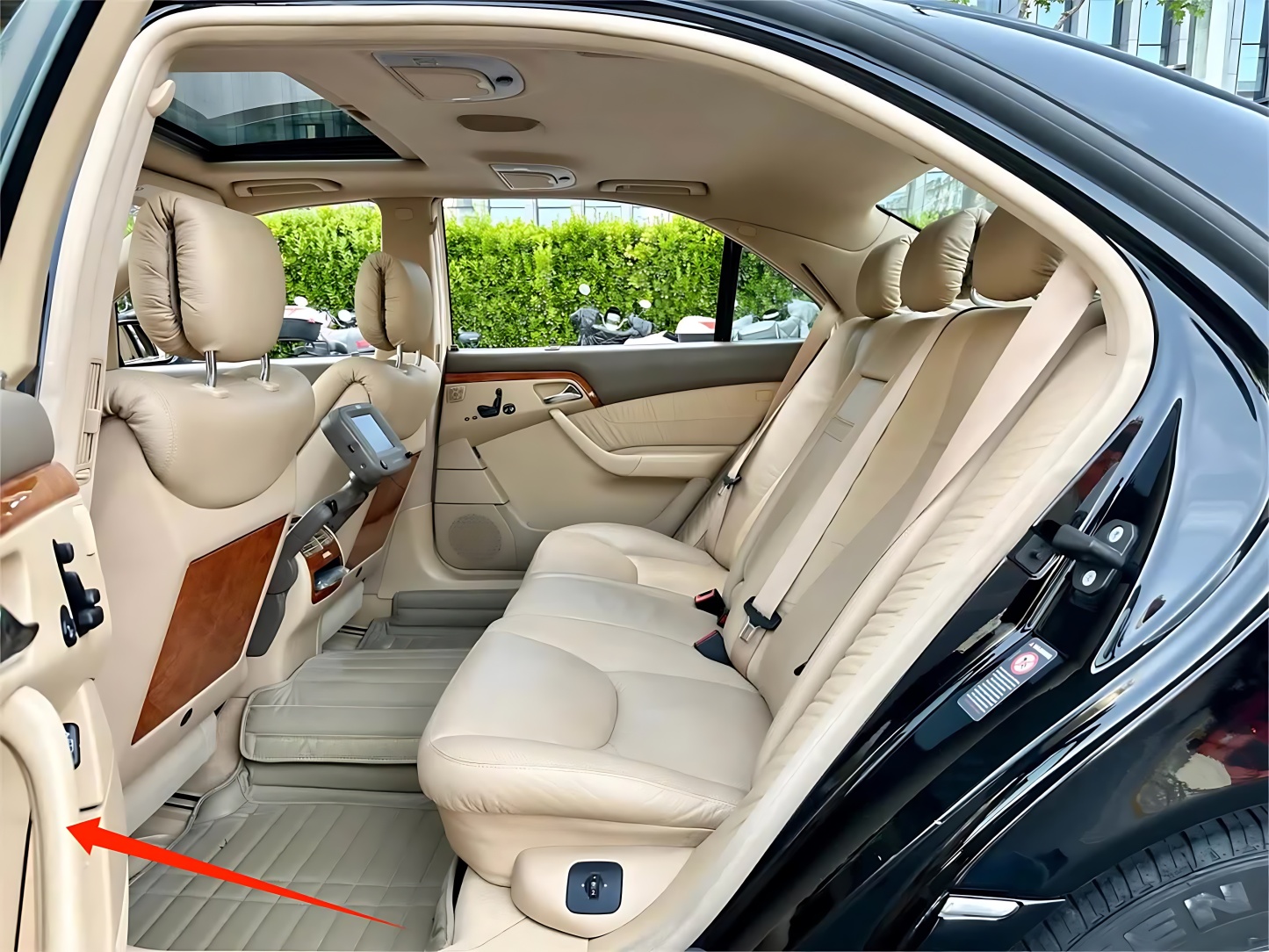 Car Interior Door Handle Cover Parts Kit Mount For 1998-2003 Benz S-Class W220