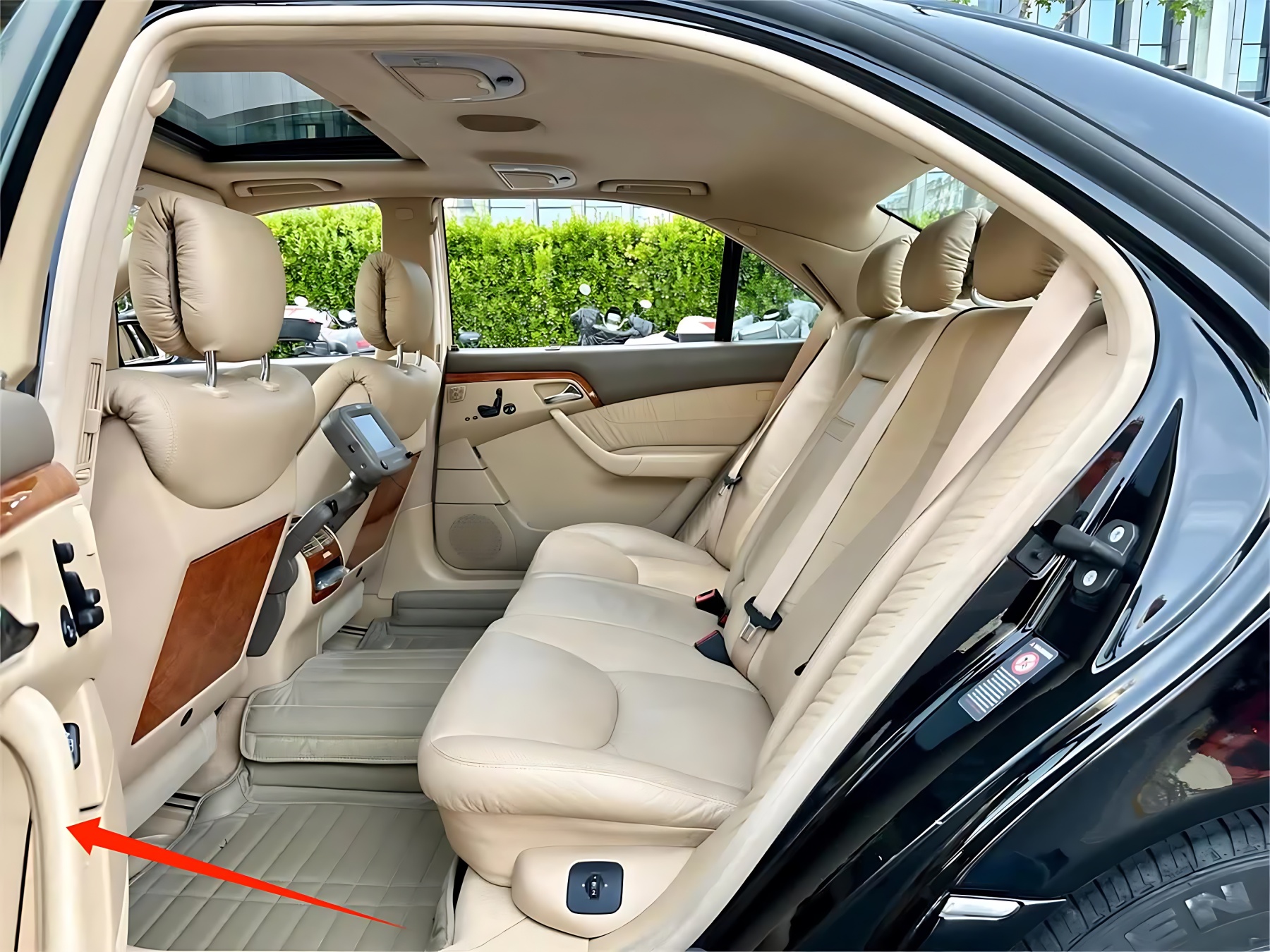 Car Interior Door Handle Cover Parts Kit Mount For 1998-2003 Benz S-Class W220