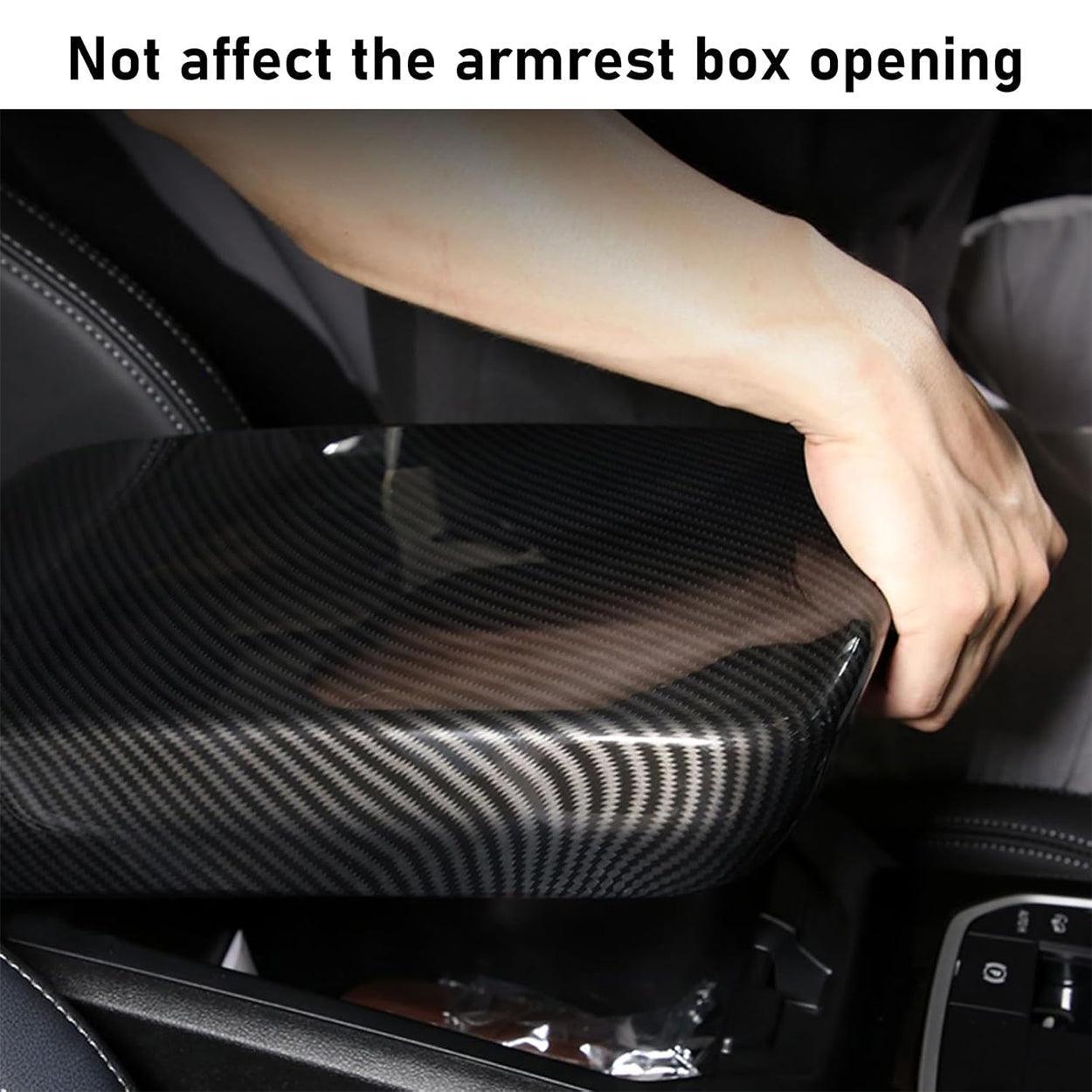 YDSSTORE Carbon Fiber  Style Center Console Cover for BMW X3 G01 (2018-2024) & BMW X4 G02 (2019-2024)-autoydsstore