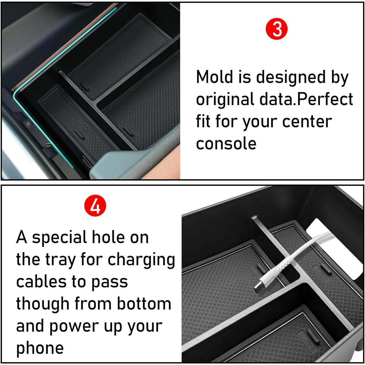 BMW X5 G05 / X6 G06 / X7 G07 Center Console Organizer Tray – Custom Fit Console Storage for BMW X5 G05 (2019-2025). X6 G06 (2020-2025). X7 G07 (2019-2025)-autoydsstore