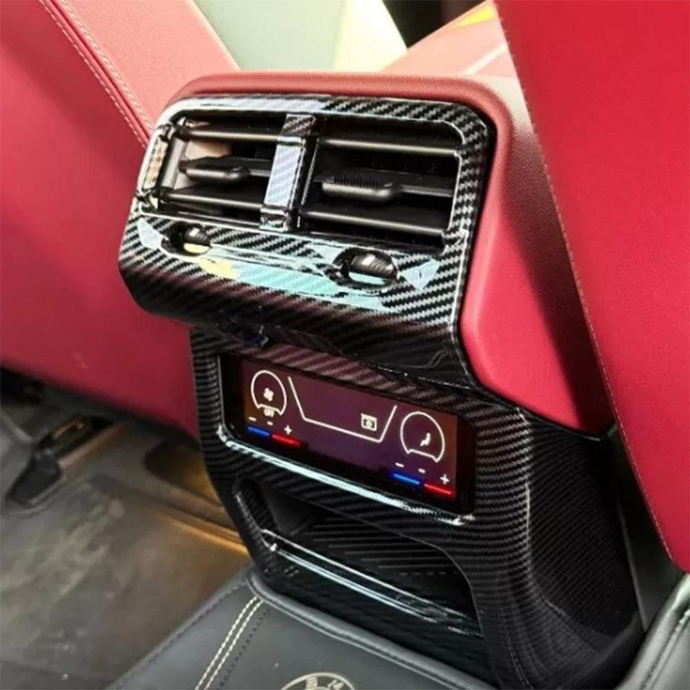 Carbon Fiber Rear Air Outlet Vent Frame Cover Trim for BMW 5 Series (G60) 2024-2025