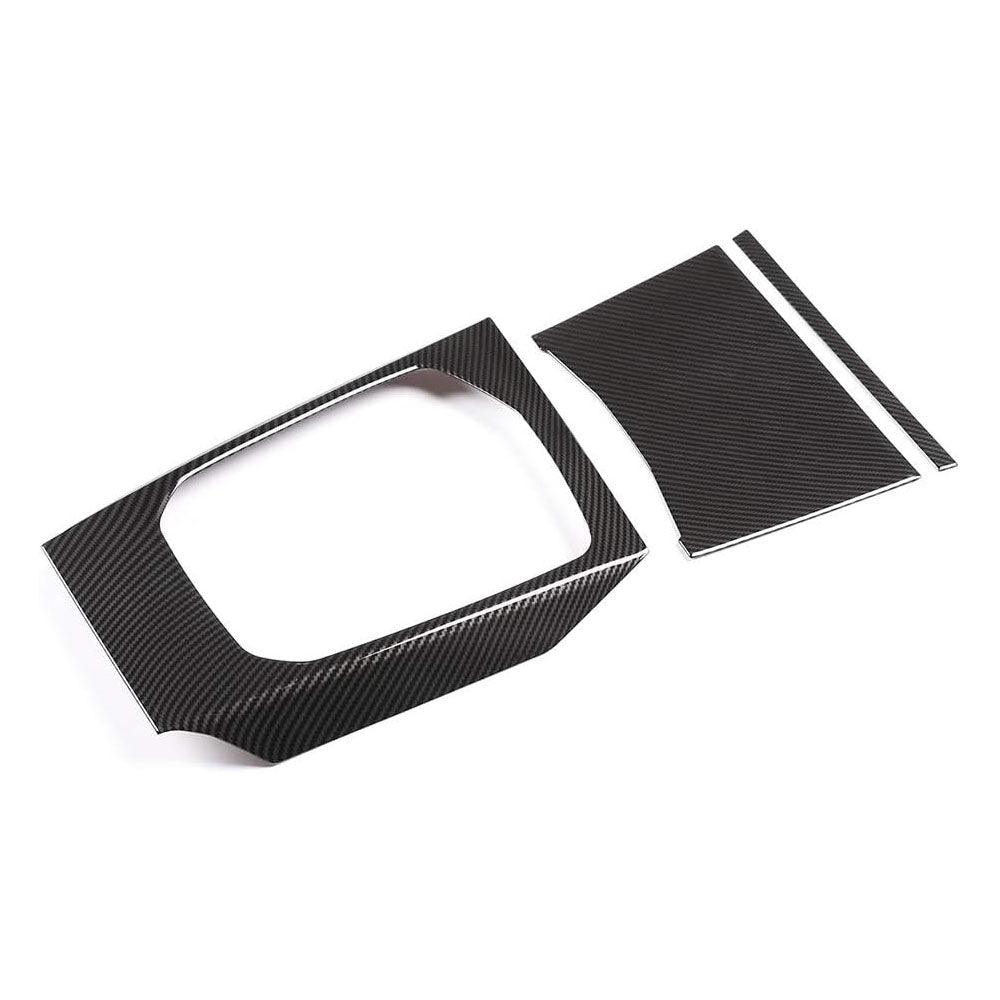 YDSSTORE Inner Center Console Gear Shift Panel Cover Trim – Carbon Fiber Pattern – Compatible with BMW 3 Series G20 G21 G22 G23 G26 G28 (2019-2022)-autoydsstore