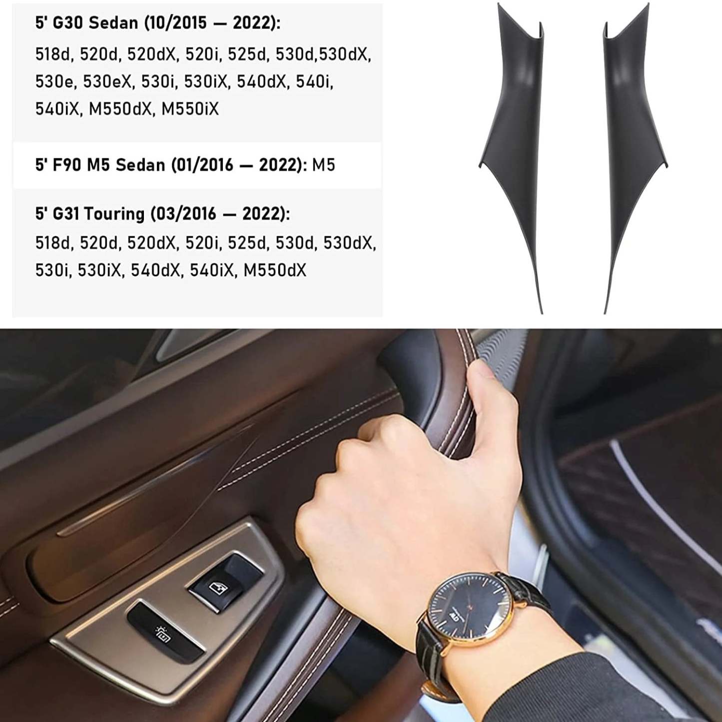 For BMW 5 Series Car Door Handle-G30/G31/F90 2pcs | YDSSTORE