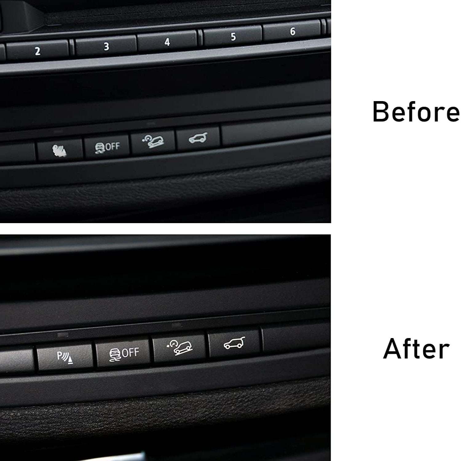For BMW X5/X6 Parking Radar Sensor Button Covers Replacement | YDSSTORE