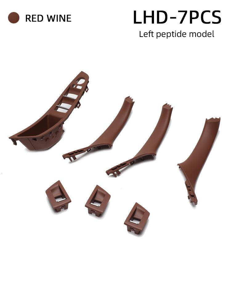 YDSSTORE Window Switch Armrest Panel. Inner Door Pull Handle Trim Cover Kits Replacement for 2010-2016 BMW 5 Series 520 523 525 528 530 535-autoydsstore