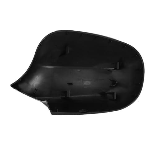 Pair Car Exterior Rear View Mirror Housing Door Wing Mirror Covering Cap for BMW 323i 328i 335d 335i Black-autoydsstore
