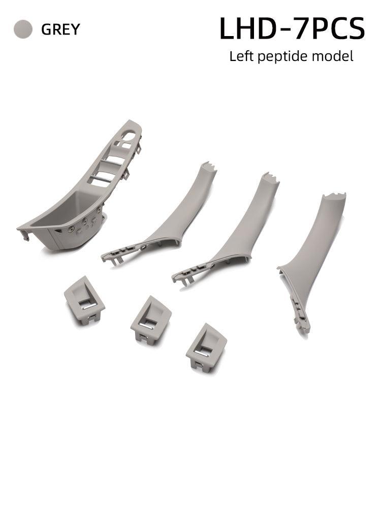 YDSSTORE Window Switch Armrest Panel. Inner Door Pull Handle Trim Cover Kits Replacement for 2010-2016 BMW 5 Series 520 523 525 528 530 535-autoydsstore