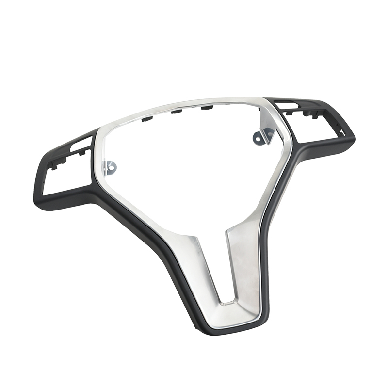 Car Steering Wheel Outer Frame Chromed Cover Trim.for Benz C E GLK CLS Class W176 W246 W204 W212 GLK204 W156 W117 W218-autoydsstore