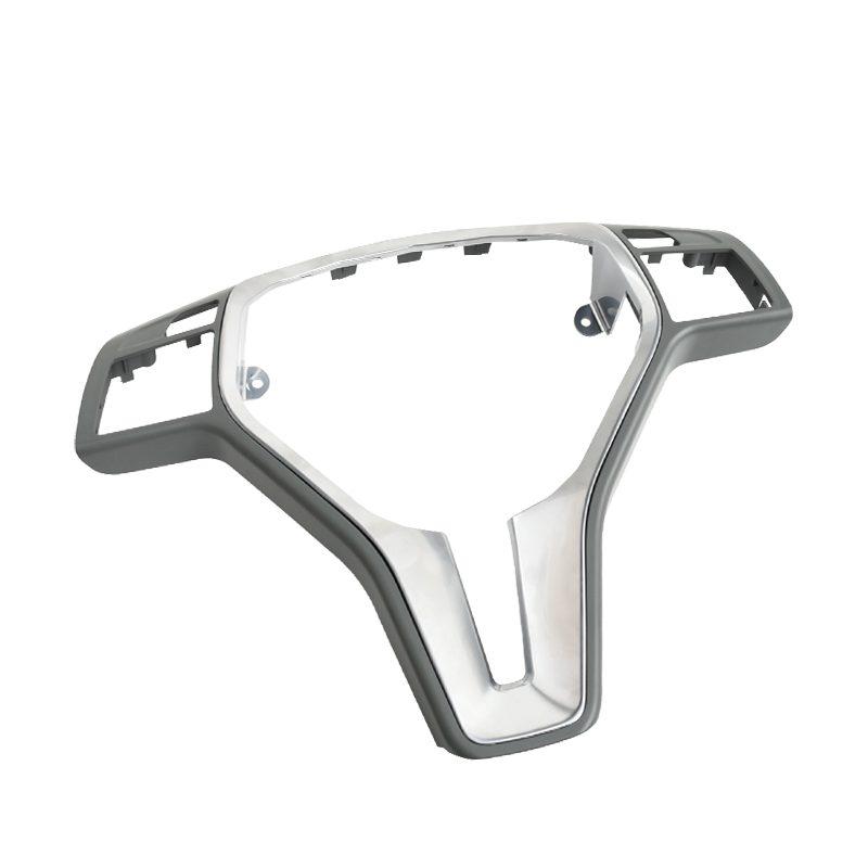 Car Steering Wheel Outer Frame Chromed Cover Trim.for Benz C E GLK CLS Class W176 W246 W204 W212 GLK204 W156 W117 W218-autoydsstore