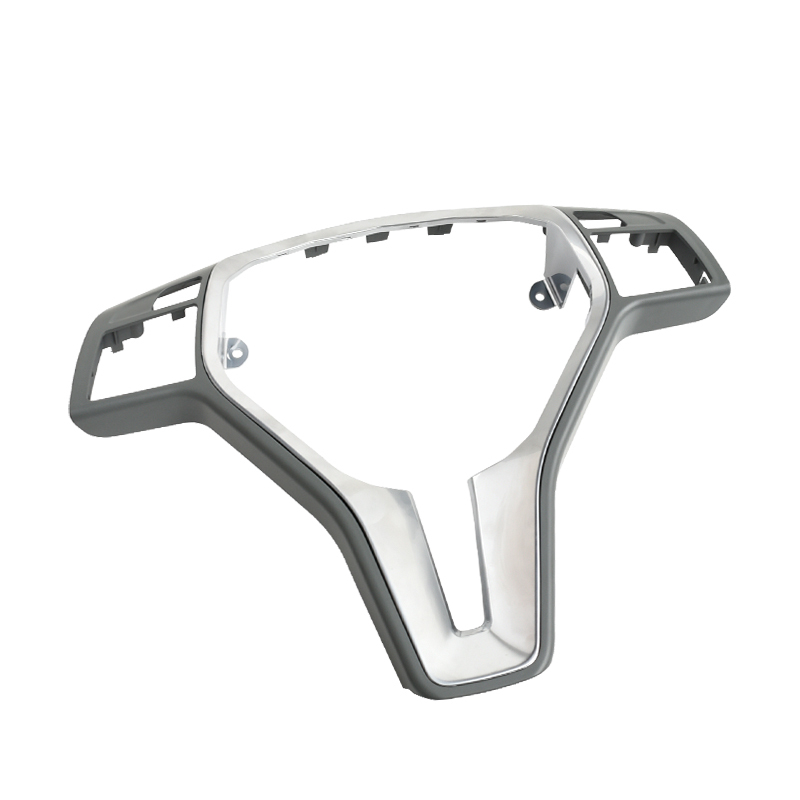 Car Steering Wheel Outer Frame Chromed Cover Trim.for Benz C E GLK CLS Class W176 W246 W204 W212 GLK204 W156 W117 W218-autoydsstore