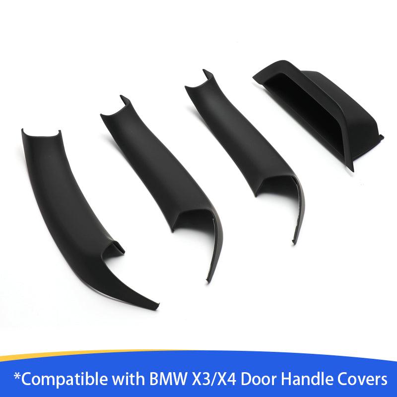 YDSSTORE  Compatible with BMW X3/X4 Door Handle Covers.4PCS Door Pull Handle Covers for BMW X3 F25 2010-2016. X4 F26 2014-2017. Left/Right Side Door Handle Interior Door Pull Handle-autoydsstore