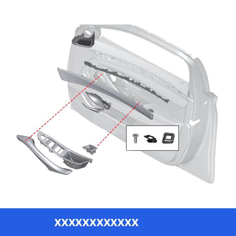 Leather Side Door Pull Handle for BMW 5 Series.Left Right Side Passenger Inner Door Handle Replacement for BMW F10 F11 F18 520 523 525 528 530 535 2010-2016-autoydsstore