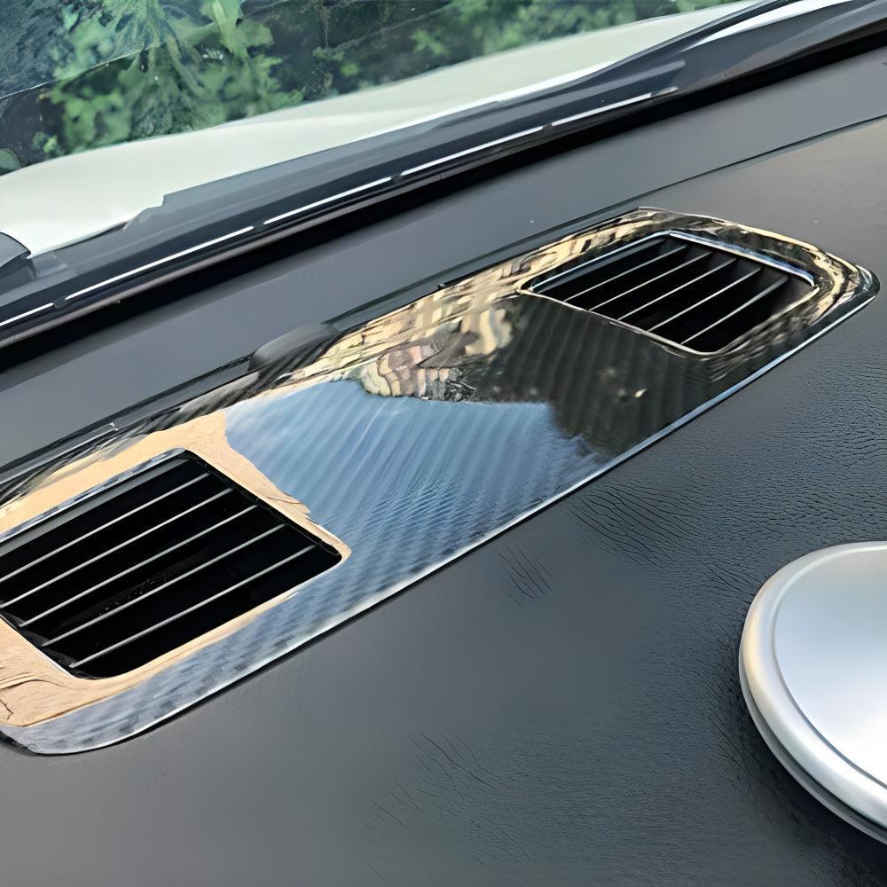 Real Premium Carbon Fiber Car Dashboard AC Air Conditioner Vent Outlet Cover Interior Trim Compatible with BMW E90 E92 E93 325i 328i 330i 335i 2006 2007 2008 2009 2010 2011 2012 Accessories-autoydsstore