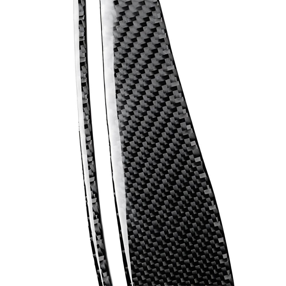 YDSSTORE  Real Premium Carbon Fiber Car Headlight Eyebrow Cover Headlamp Eyelid Trim Compatible with BMW 3 Series E90 2009-2012 Exterior Accessories Black-autoydsstore