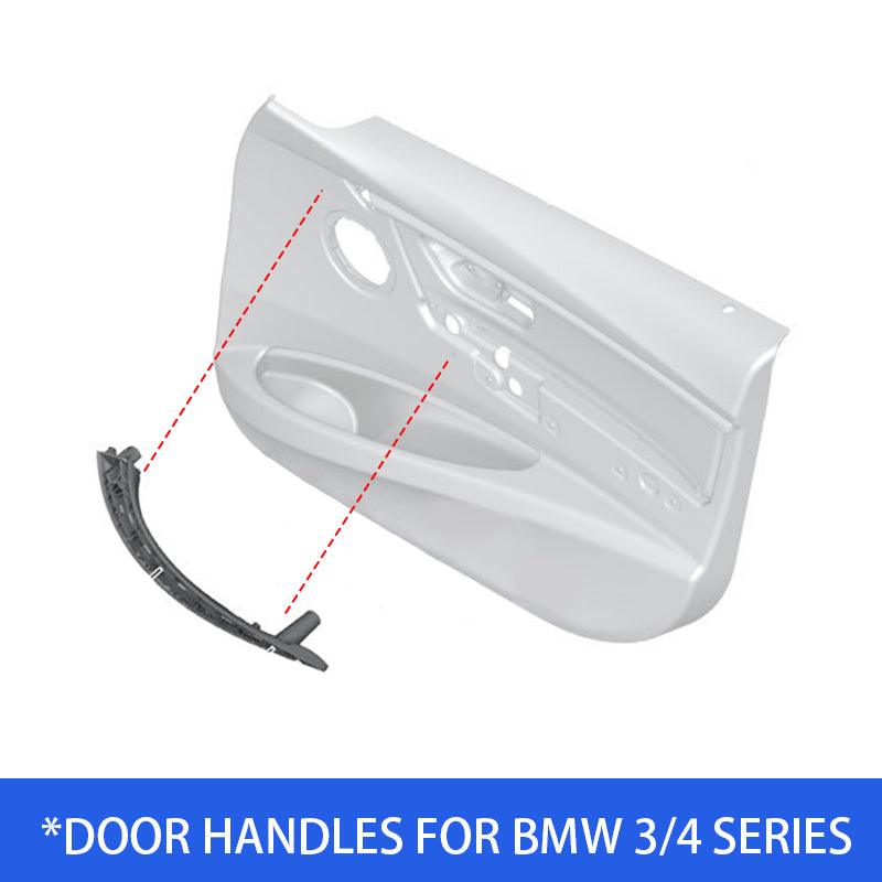 Car Retrofit Interior Inner Door Handle Panel Pull Trim Cover for BMW 3 Series F30 F31 316d 318d 320i 325d 328 330 Beige Black-autoydsstore