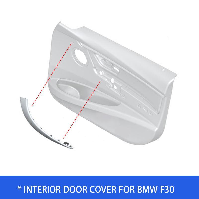 Car Inner Handle Interior Door Panel Pull Trim Cover Beige Black left Right For BMW 3 series F30 F31 316d 318d 320i 325d 328 330-autoydsstore
