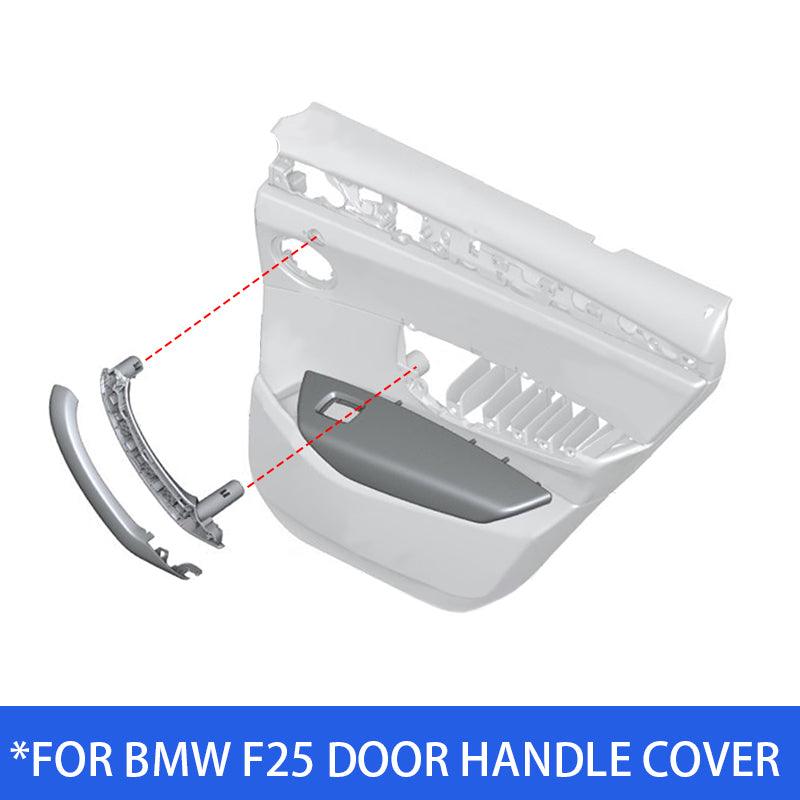 Door Pull Handle Passenger Door Inner Handle+Outer Cover Trim Replacement Kit Assembly for BMW X3/X4 F25 F26 2010 2011 2012 2013 2014 2015 2016-autoydsstore