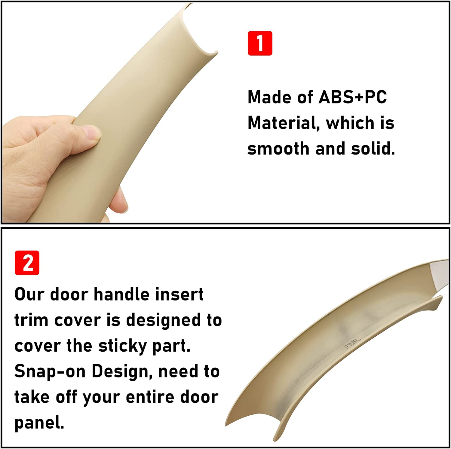 For BMW X3/X4 Car Door Handle Covers 3PCS Replacement | YDSSTORE-autoydsstore