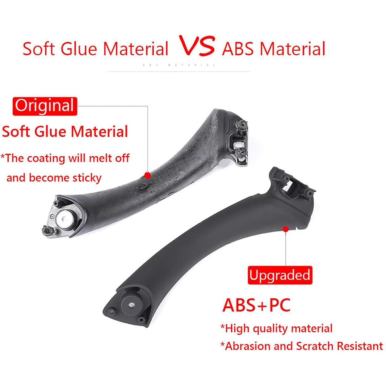 FOR BMW 3 Series E90/E91/E92/E93 2004-2011 Interior Door Handle Set – Left & Right Door Pull Handle Replacement for 318i. 320i. 323i. 325i. 328i. 330i. 335i-autoydsstore