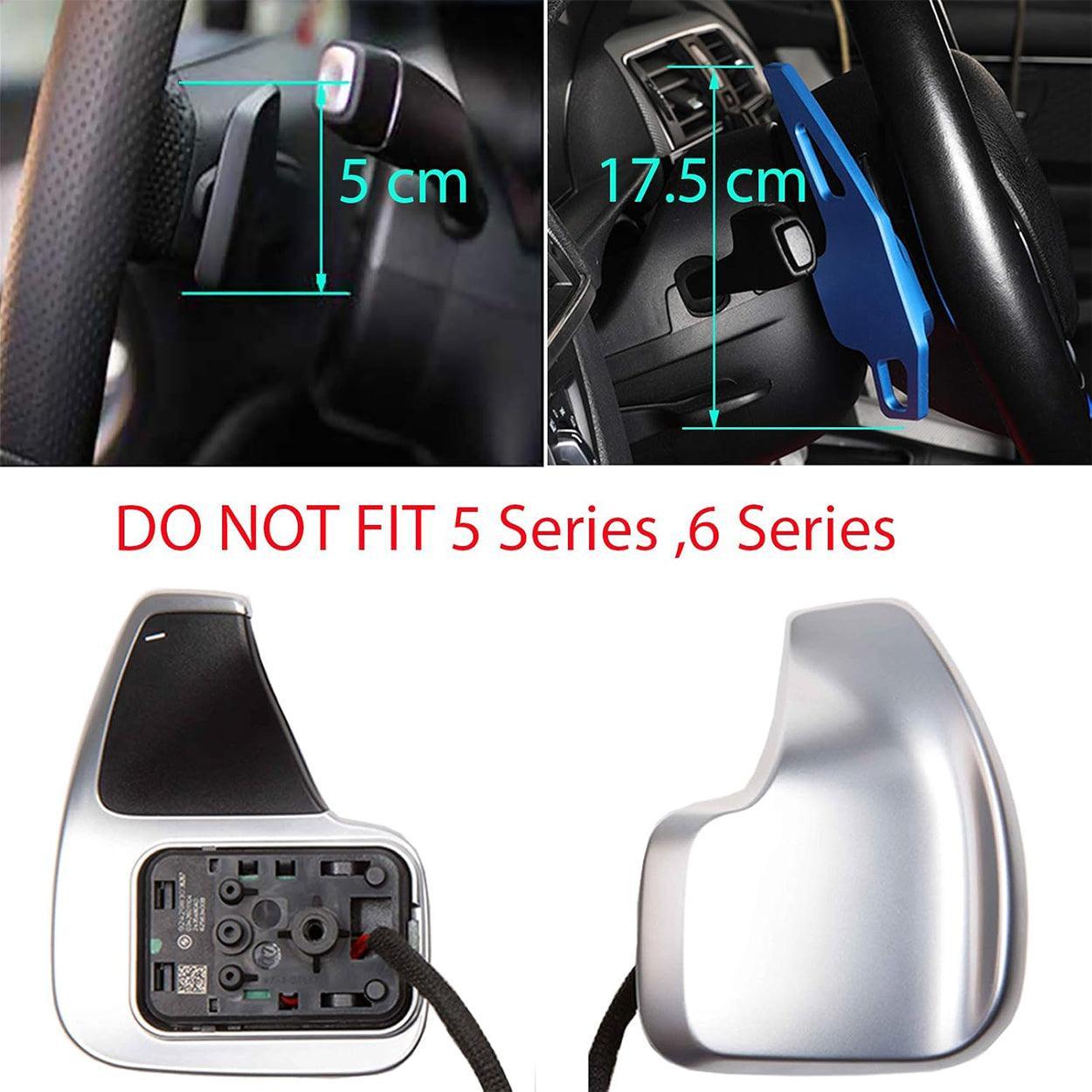 YDSSTORE Aluminum Metal Paddle Shifter Extensions for BMW (2. 3. 4. X1. X2. X3. X4. X5. X6 Series F30 F31 F15 F16 F25 F26)-autoydsstore