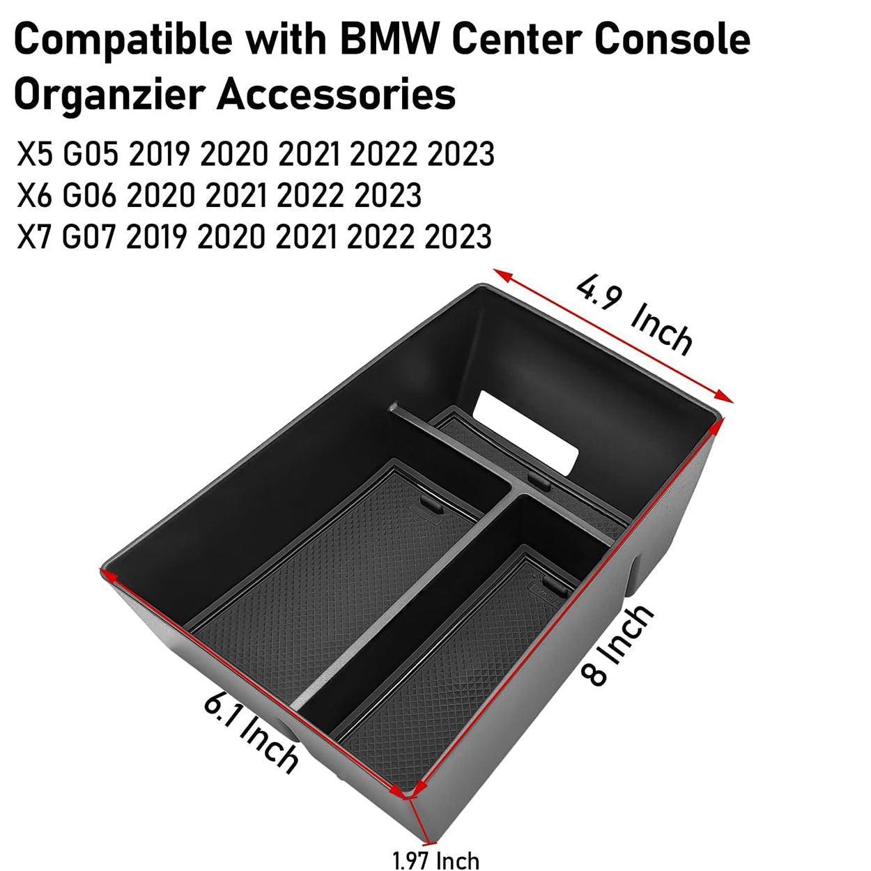 BMW X5 G05 / X6 G06 / X7 G07 Center Console Organizer Tray – Custom Fit Console Storage for BMW X5 G05 (2019-2025). X6 G06 (2020-2025). X7 G07 (2019-2025)-autoydsstore