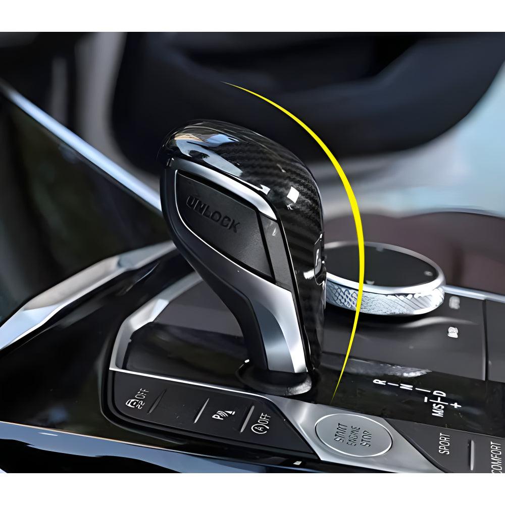 YDSSTORE Car Carbon Fiber Gear Shift Knob Head Cover Trim for BMW G20 3 Series 330i M340i G29 Z4 2019 2020 2021 2022 2023 2024 / G22 4 Series Coupe M440i 2021 Interior Accessories-autoydsstore