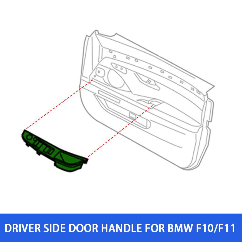 YDSSTORE  Driver Side Door Handle for BMW 5 Series.Window Switch Armrest Panel Left Front Door Armrest Pull Handle for BMW F10/F11 520 523 525 528 530 535 (2010-2016)(Black)-autoydsstore