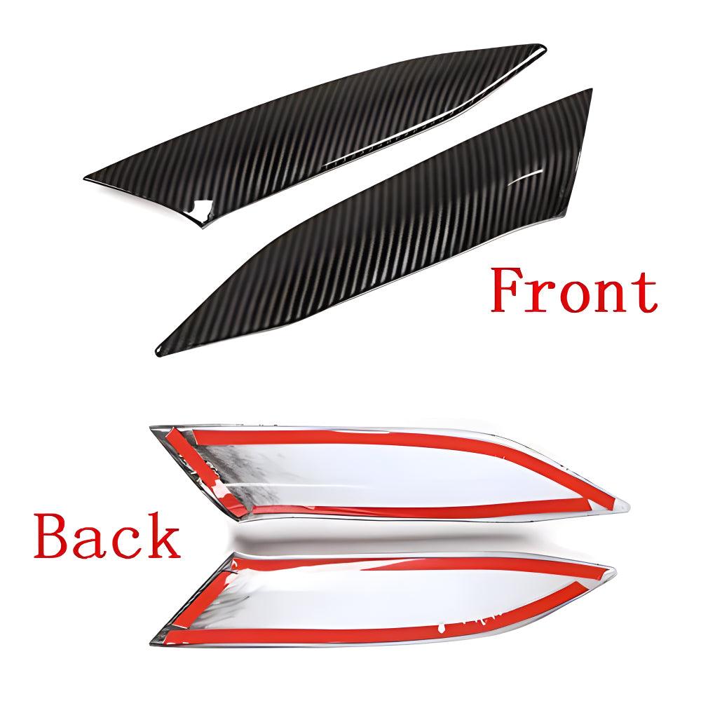 YDSSTORE Car Carbon Fiber Central Control Gear Box Side Cover Panel Frame Trim Decoration for BMW 3 Series G20 330i M340i 2019 2020 2021 2022 2023 2024 Interior Accessories-autoydsstore