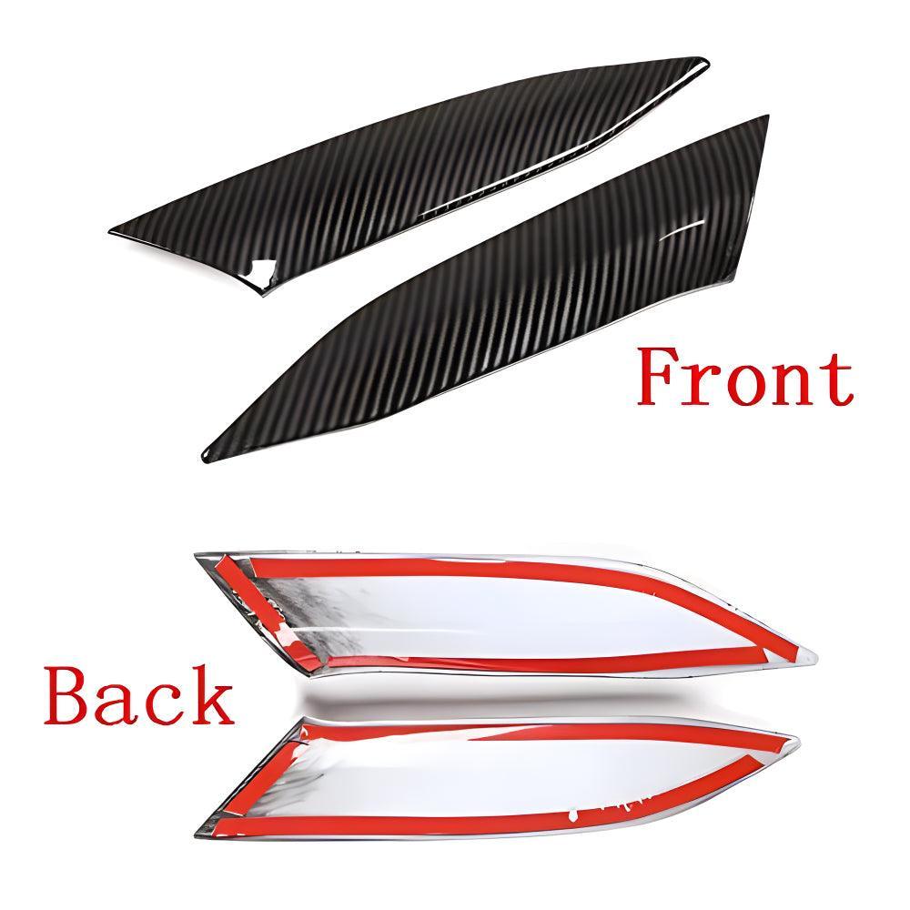 YDSSTORE Car Carbon Fiber Central Control Gear Box Side Cover Panel Frame Trim Decoration for BMW 3 Series G20 330i M340i 2019 2020 2021 2022 2023 2024 Interior Accessories-autoydsstore