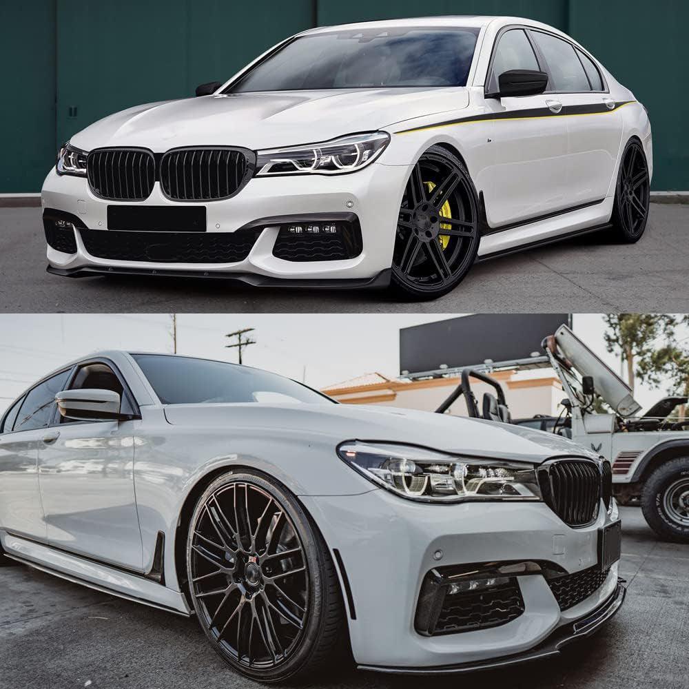 Front Bumper Kidney Grilles for BMW 7 Series G11 G12 (2016-2019) - Shiny Black
