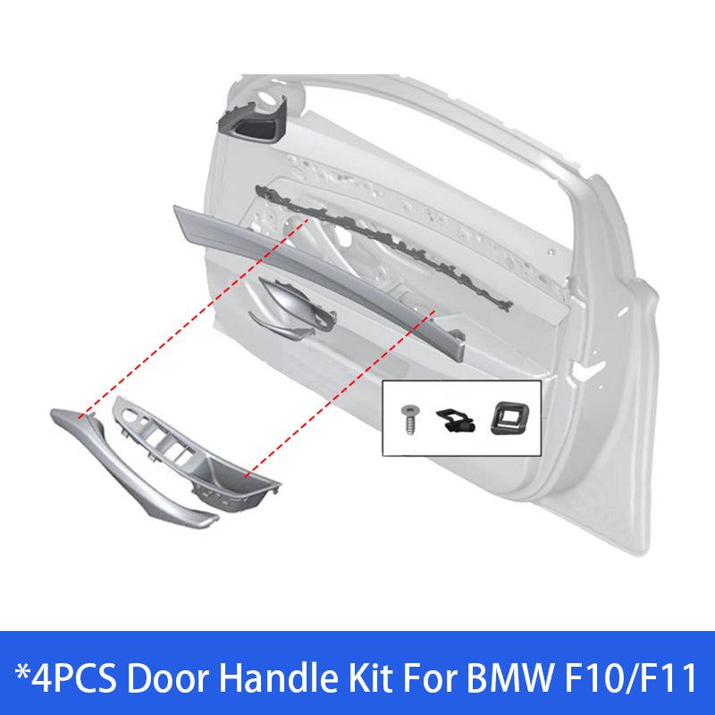 YDSSTORE 4PCS Door Handle Kit for BMW 5 Series F10/F11.Driver Side Window Switch Armrest+ Passenger Door Pull Handle+Window Switch Covers for BMW 520 523 525 528 530 535 (2010-2016)-autoydsstore
