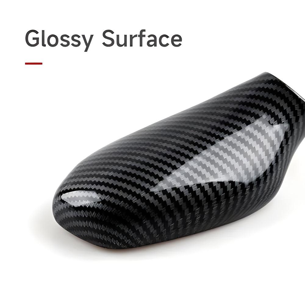 YDSSTORE Car Sticker Decals Gear Shift Knob Cover Carbon Color ABS Trim fits for BMW G30 G31 BMW 5 Series 6GT G32 G11 G12 X3 G01 X4 G02 Accessories-autoydsstore