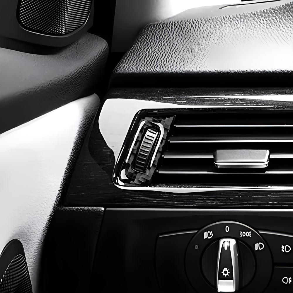 Car Center Console Panel Trim AC Vent Air Conditioner Sticker Carbon Fiber Decal fits for BMW E90 E92 E93 2006 2007 2008 2009 2010 2011 Accessories (Version A)-autoydsstore