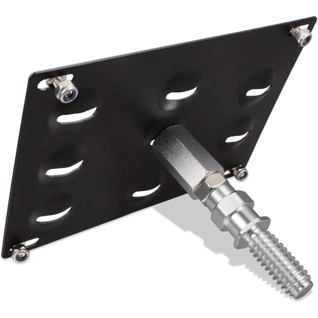 Front Bumper Tow Hook Adapter License Plate Mounting Bracket for BMW (E39 E46 E90 E91 E92 E93 E70 E71 F10 F30 G30 X1 X3 X4 X5 X6)-autoydsstore