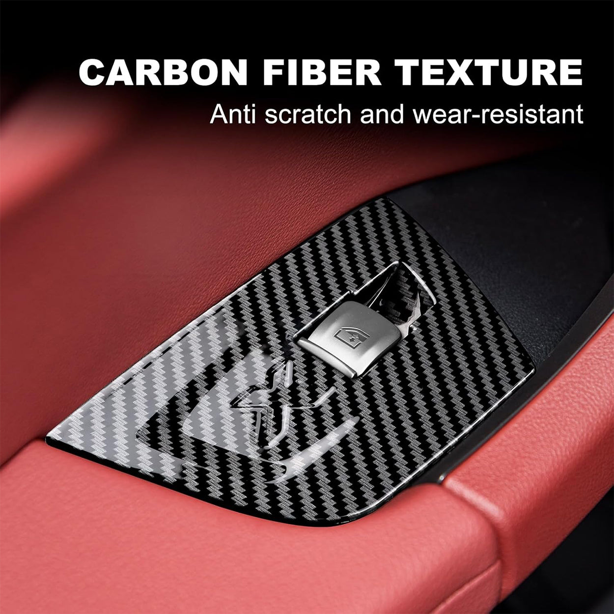 YDSSTORE  For BMW X3 X4 G01 G02 (2018-2023) Door Window Button Cover – ABS Plastic with Carbon Fiber. Matte Black. and Chrome Finish-autoydsstore