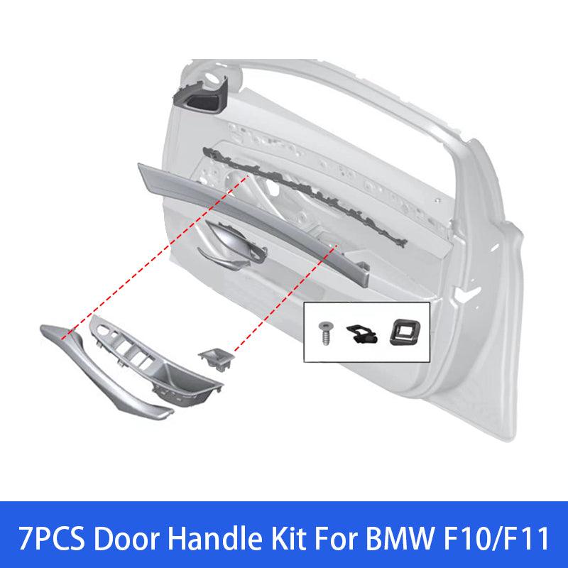 YDSSTORE Window Switch Armrest Panel. Inner Door Pull Handle Trim Cover Kits Replacement for 2010-2016 BMW 5 Series 520 523 525 528 530 535-autoydsstore