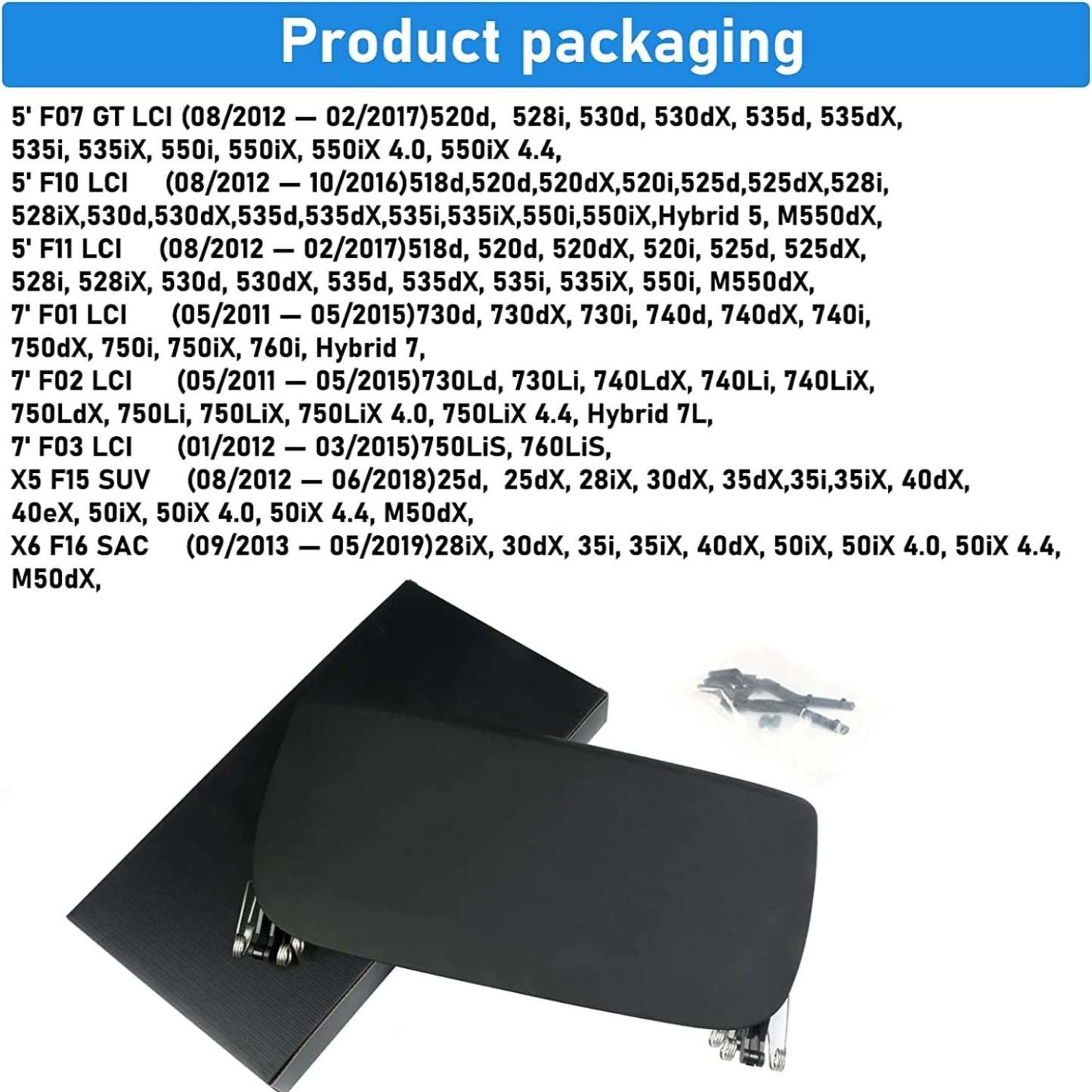 Modified For BMW 5'/7'/X5/X6 Seat Back Pocket Cover | YDSSTORE