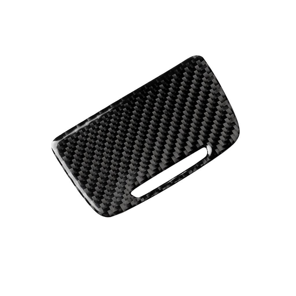 YDSSTORE Compatible Carbon Fiber Ashtray Cover Trim for BMW 5 Series F10 F11 F18 (520i. 528i. 530i. 535d. 535i. 550i) 2011-2017 ( Carbon Fiber. 1PCS)-autoydsstore