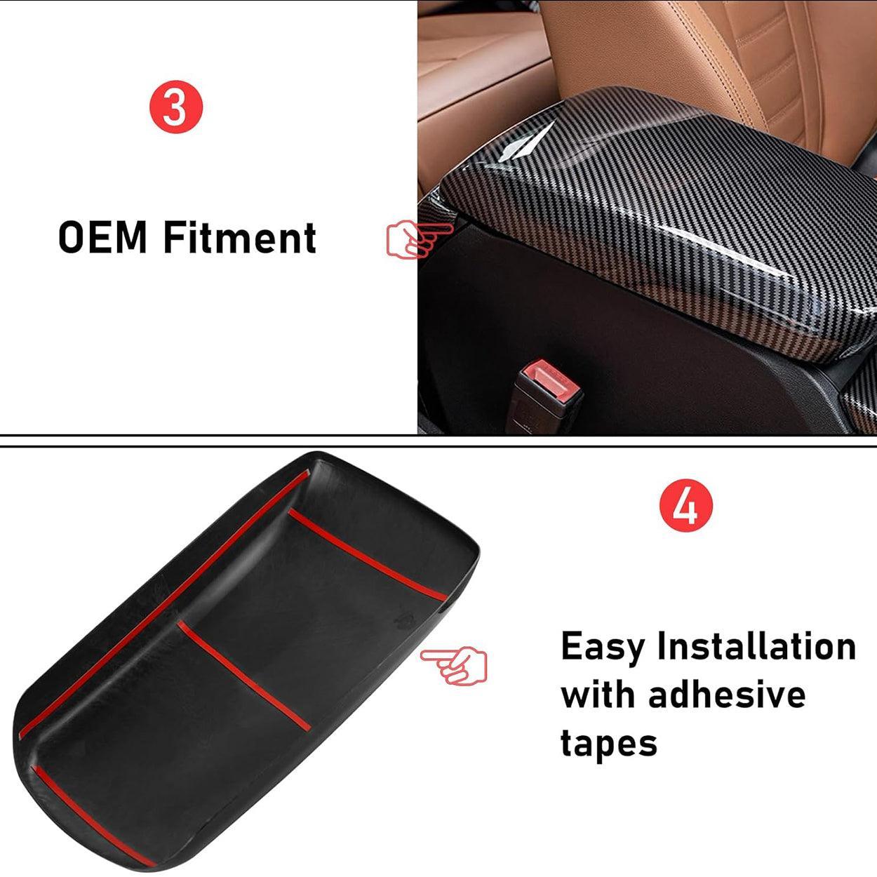 YDSSTORE Carbon Fiber  Style Center Console Cover for BMW X3 G01 (2018-2024) & BMW X4 G02 (2019-2024)-autoydsstore
