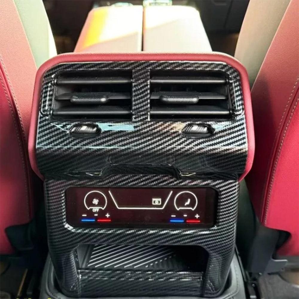 Carbon Fiber Rear Air Outlet Vent Frame Cover Trim for BMW 5 Series (G60) 2024-2025