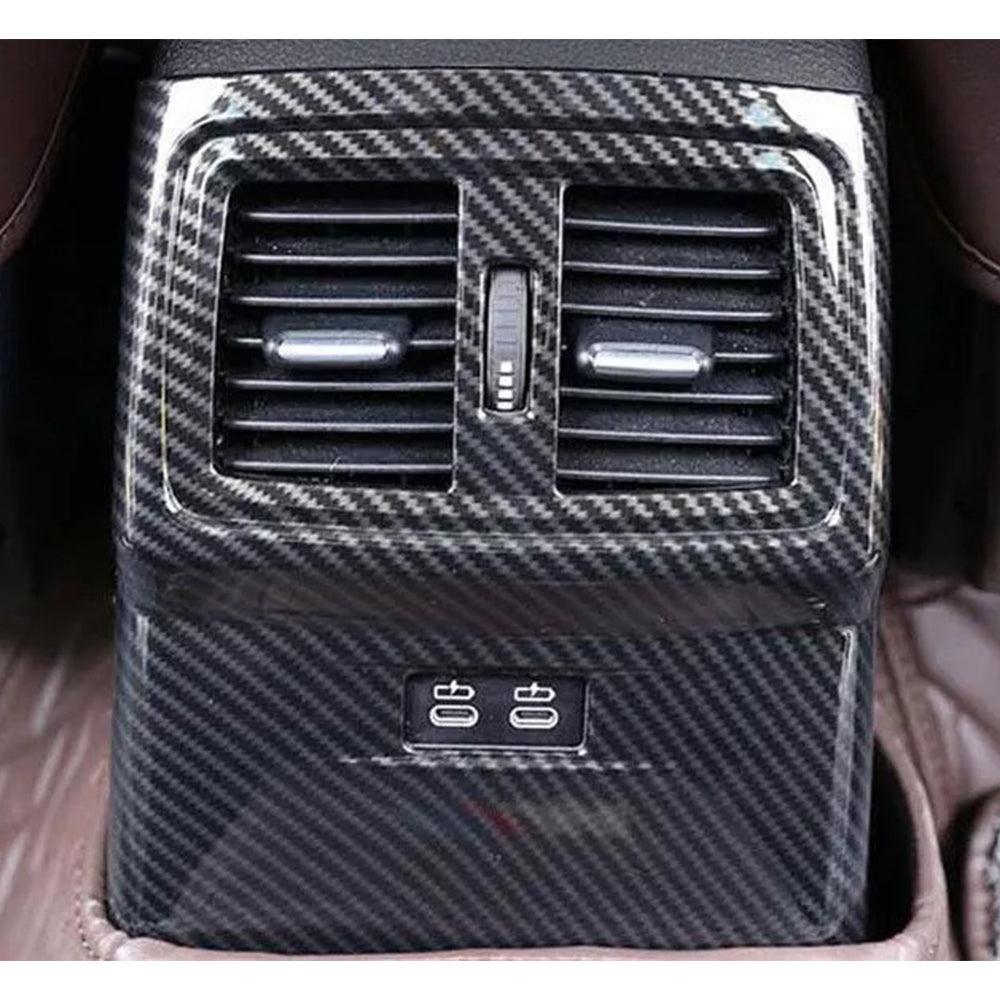 ABS Carbon Fiber pattern Rear Air Vent Outlet Cover Trim for BMW X1 F48 (2016-2022) & X2 F47 (2018-2022) - Stylish Interior Upgrade-autoydsstore