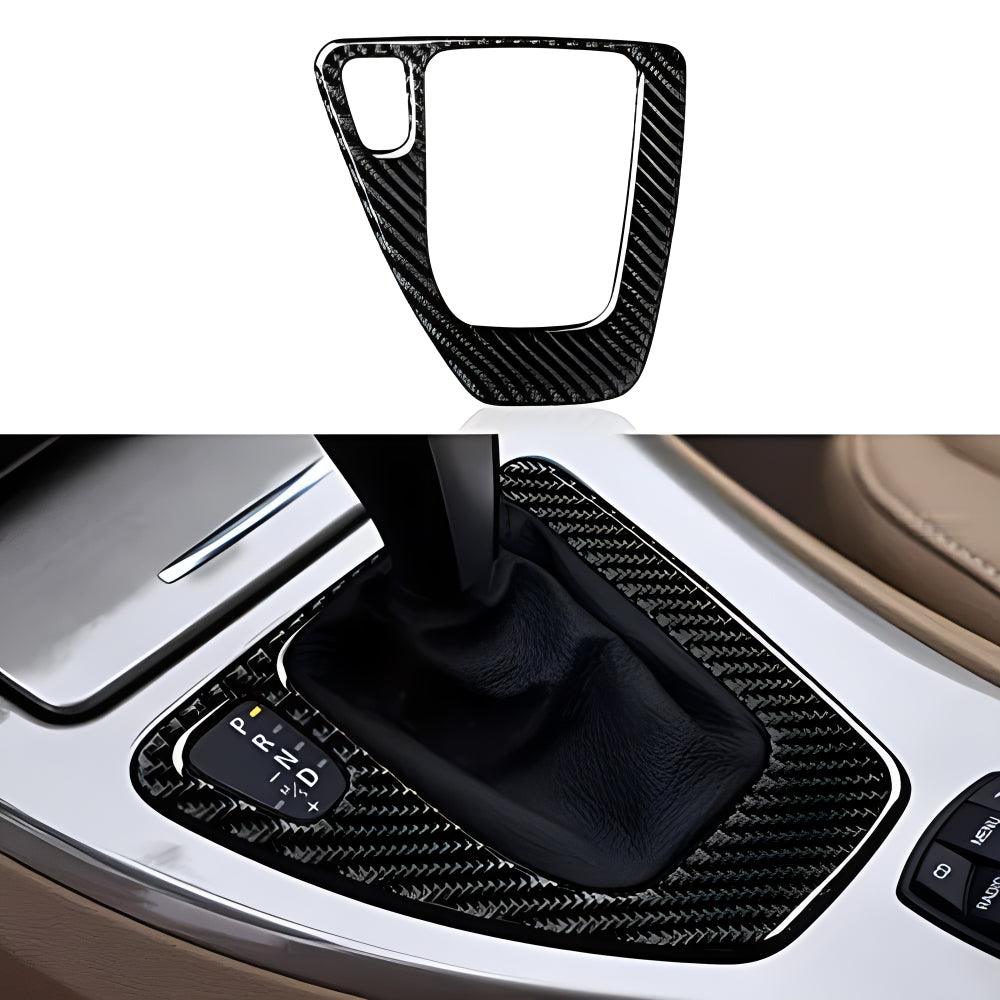 Car Gear Shift Panel Sticker Decal Carbon Fiber Trim Cover fits for BMW E90 E92 E93 2006 2007 2008 2009 2010 2011 Interior Accessories (Classic)-autoydsstore