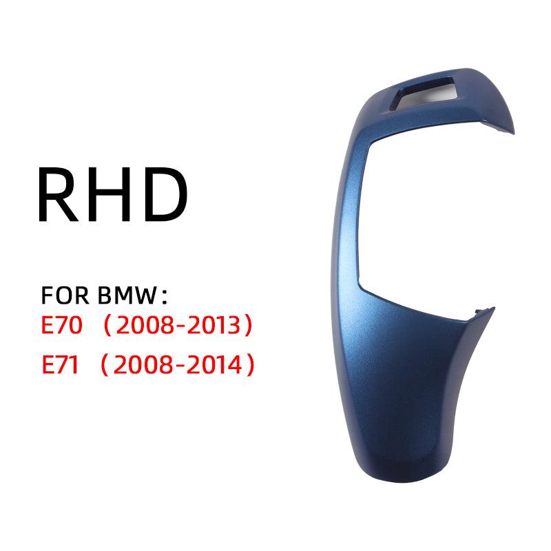 [Replacement] Car Gear Lever Shift Knob Cover Black for BMW X5 X6 E70 E71 2008-2013 Gear Lever Shift Knob Cover Trim-autoydsstore