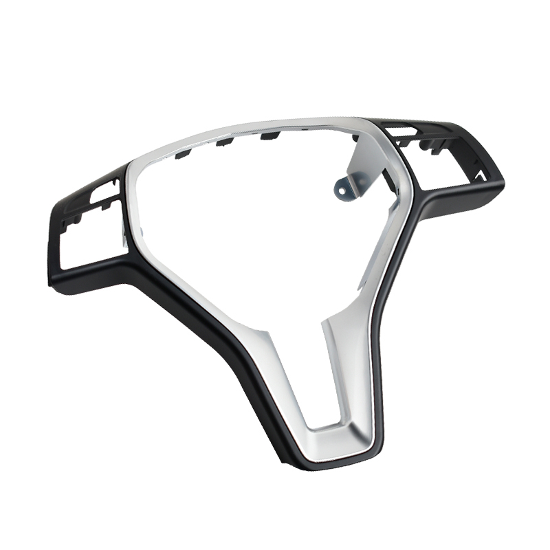 Car Steering Wheel Outer Frame Chromed Cover Trim.for Benz C E GLK CLS Class W176 W246 W204 W212 GLK204 W156 W117 W218-autoydsstore