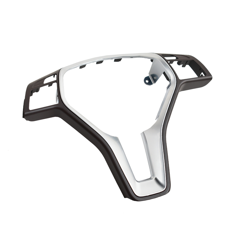 Car Steering Wheel Outer Frame Chromed Cover Trim.for Benz C E GLK CLS Class W176 W246 W204 W212 GLK204 W156 W117 W218-autoydsstore