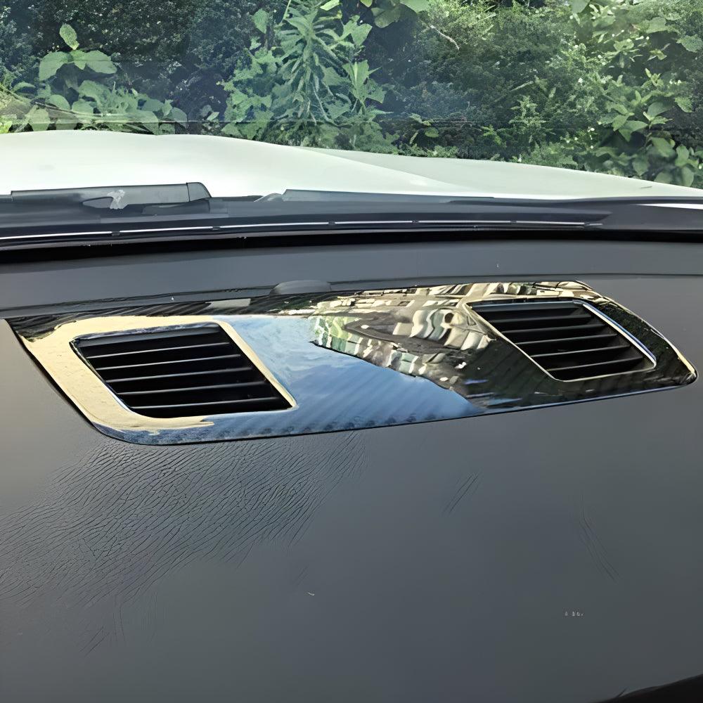 Real Premium Carbon Fiber Car Dashboard AC Air Conditioner Vent Outlet Cover Interior Trim Compatible with BMW E90 E92 E93 325i 328i 330i 335i 2006 2007 2008 2009 2010 2011 2012 Accessories-autoydsstore