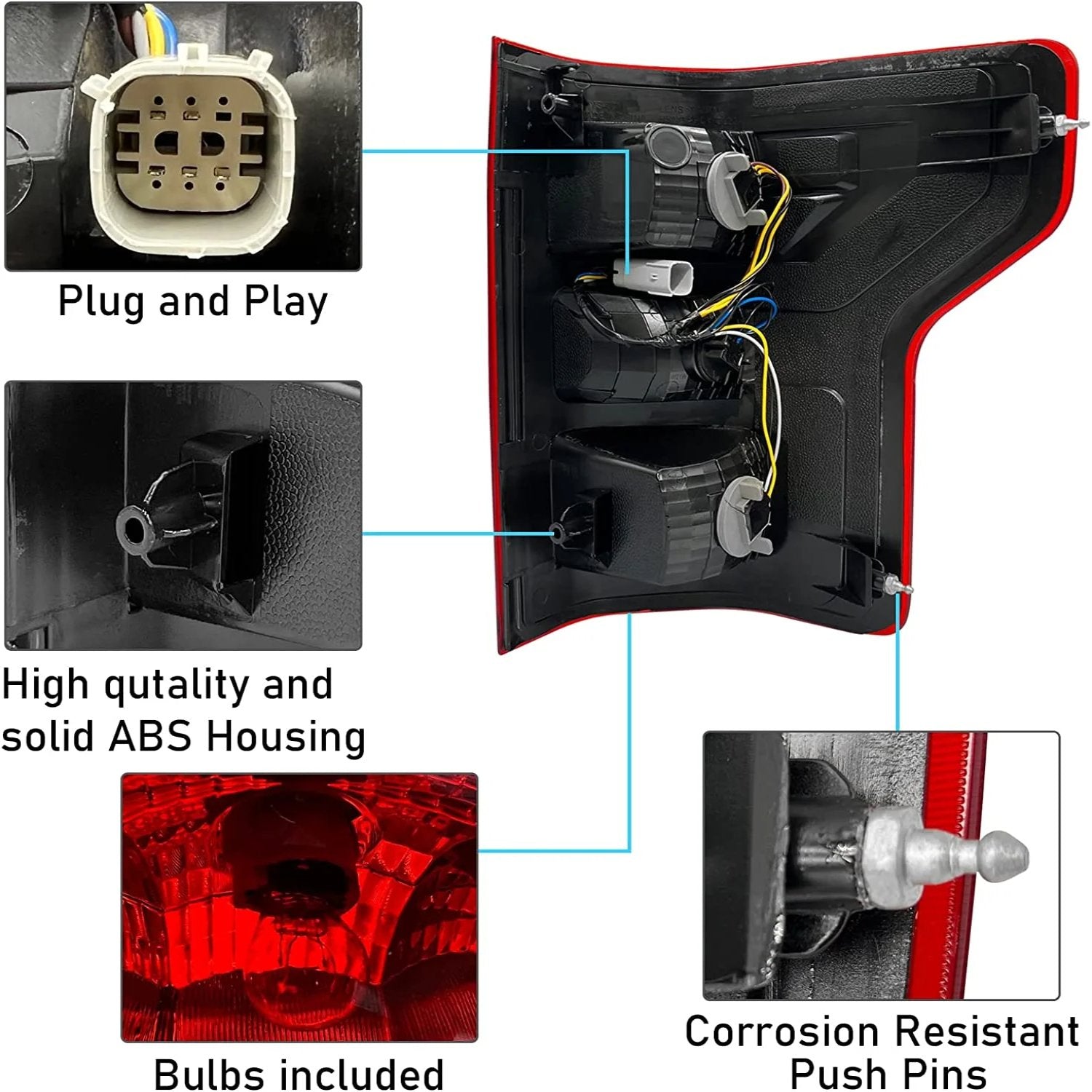 For Ford F150 Tail Light Assembly 2018 2019 2020 | YDSSTORE