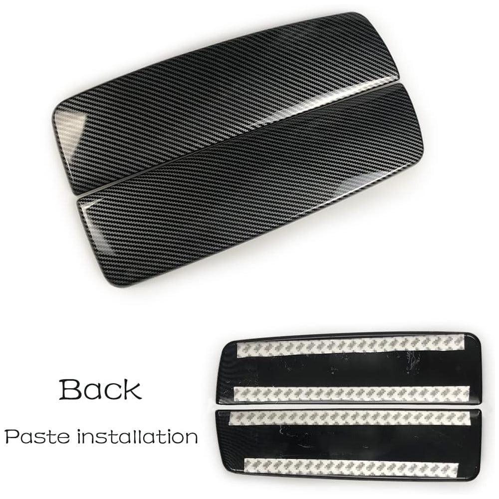 YDSSTORE  for BMW 7 Series E65 E66 2002-2008 ABS Carbon Fiber Color Car Interior Center Armrest Box Cover Console Box Storage Box Trim Covers(745i 745Li 750i 750Li 760i 760Li)-autoydsstore