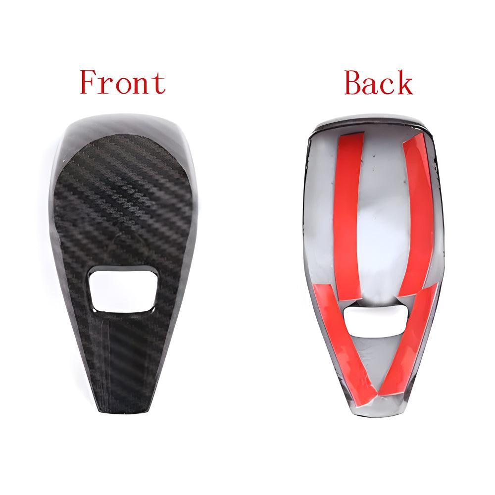 YDSSTORE Car Carbon Fiber Gear Shift Knob Head Cover Trim for BMW G20 3 Series 330i M340i G29 Z4 2019 2020 2021 2022 2023 2024 / G22 4 Series Coupe M440i 2021 Interior Accessories-autoydsstore